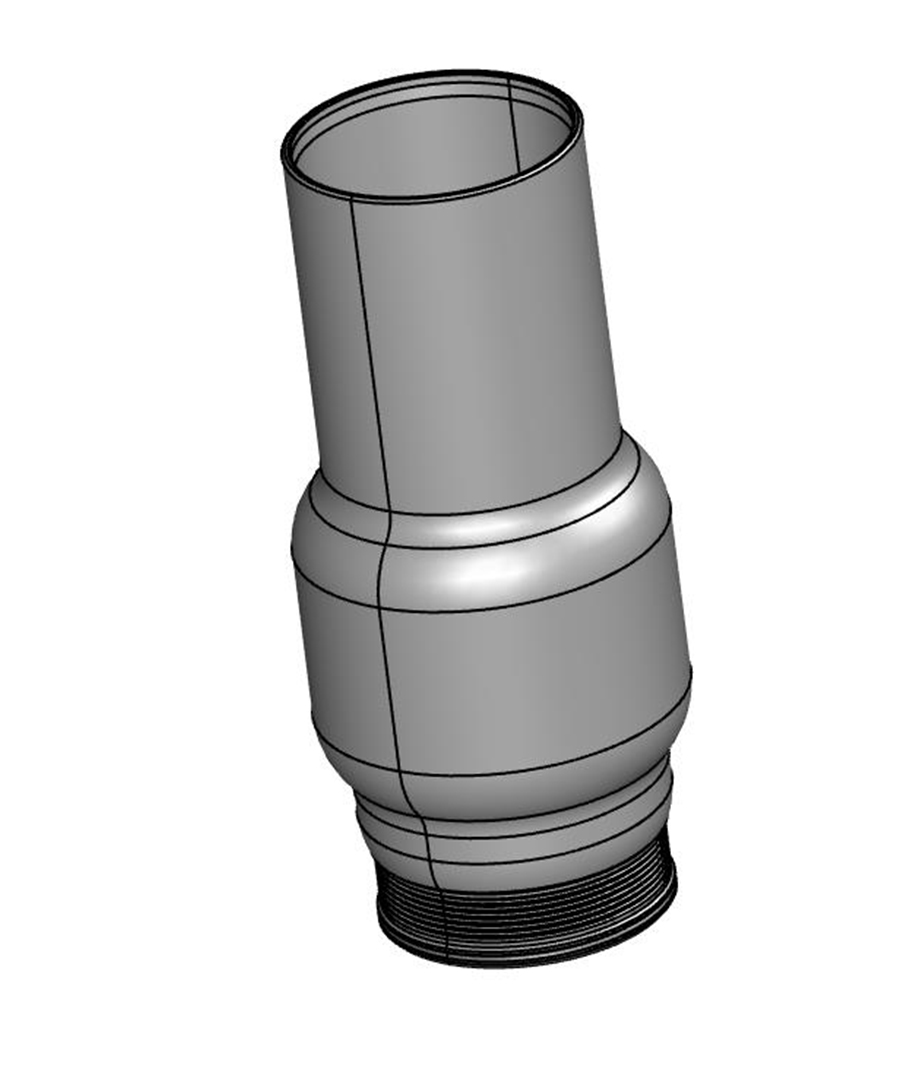 汽车铝制活塞外壳