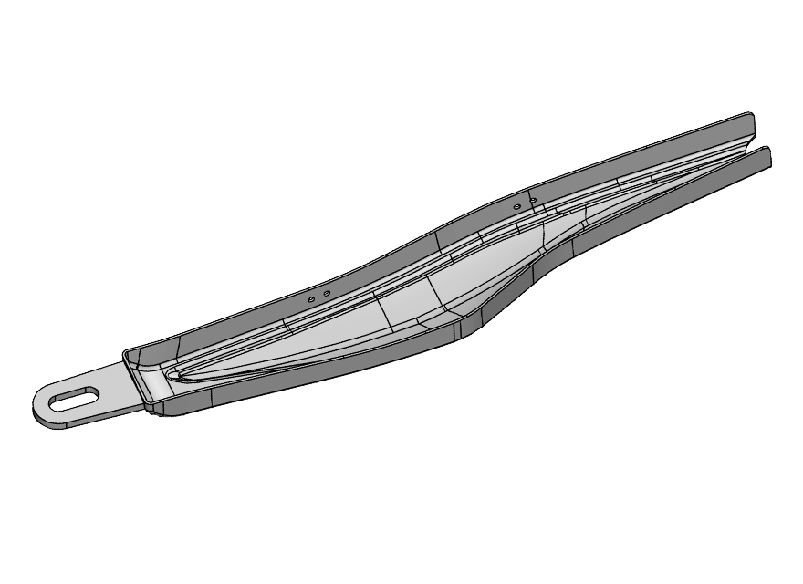 摩托车不锈钢后平叉