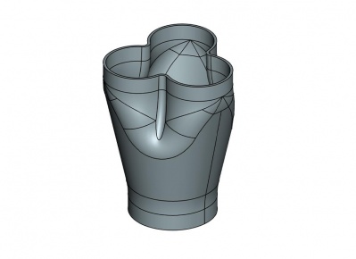 摩托车三通排气管