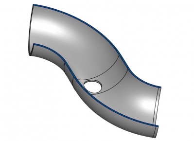 不锈钢汽车弯头链接管
